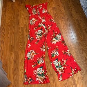 Express smocked pantsuit